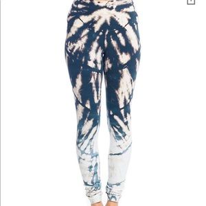 Hard Tail leggings acid tye dye 90% cotton
